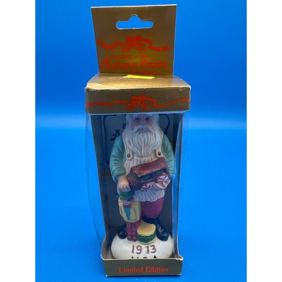 Limited Edition Porcelain Antique Santa Collectible 1913 USA Figure - Picture 4 of 7